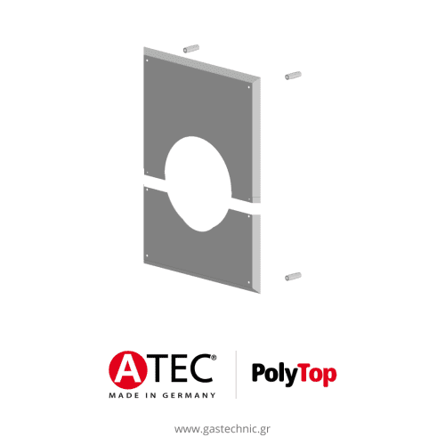 ATEC PolyTop Επίτοιχο κάλυμμα με περσίδες αερισμού για λειτουργία εξαερισμού χώρου 2