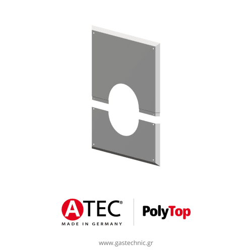 ATEC PolyTop Πλάτη τοποθέτησης τοίχου χωρίς εξαερισμό
