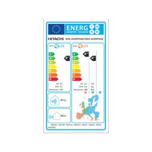 Hitachi Air Home 400 RAK-DJ35PHAE/RAC-DJ35PHAE Κλιματιστικό Inverter 12000 BTU με ενσωματωμένο Wi-Fi Ενεργειακή Ετικέτα