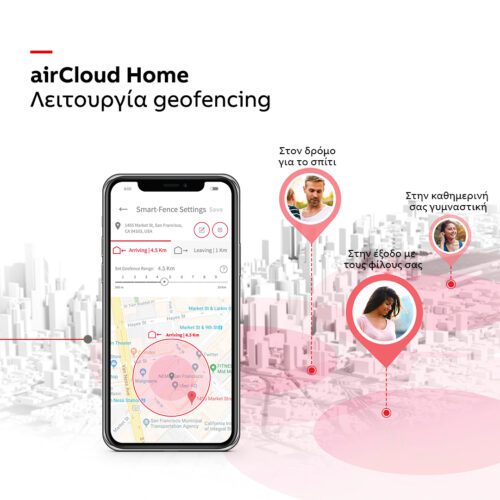 Οικιακό Κλιματιστικό Hitachi airHome 400 airCloud Home Geofencing